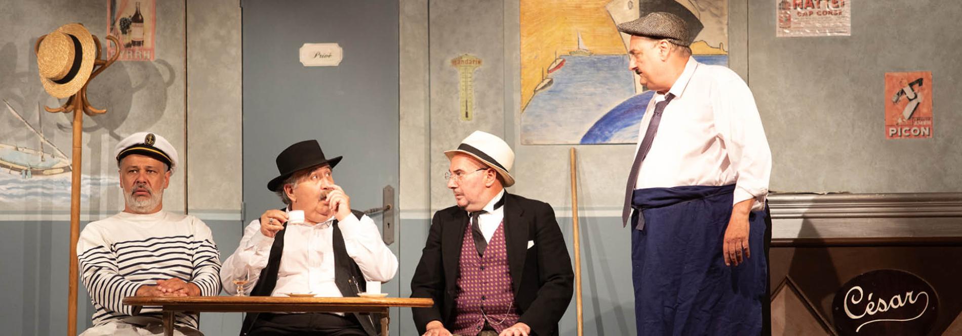 Théâtre - Une image des comédiens sur scène