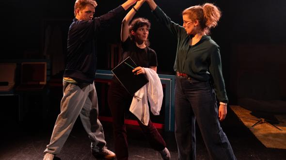 Théâtre - Au diapason - Les comédien·nes sur scène