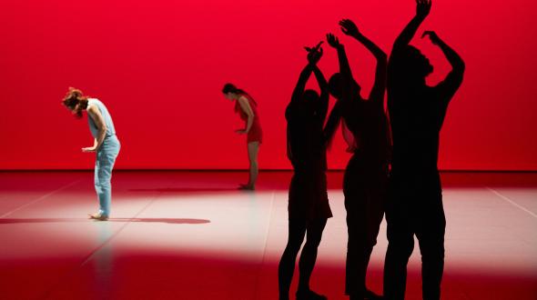 Une image du spectacle avec les danseur·euses